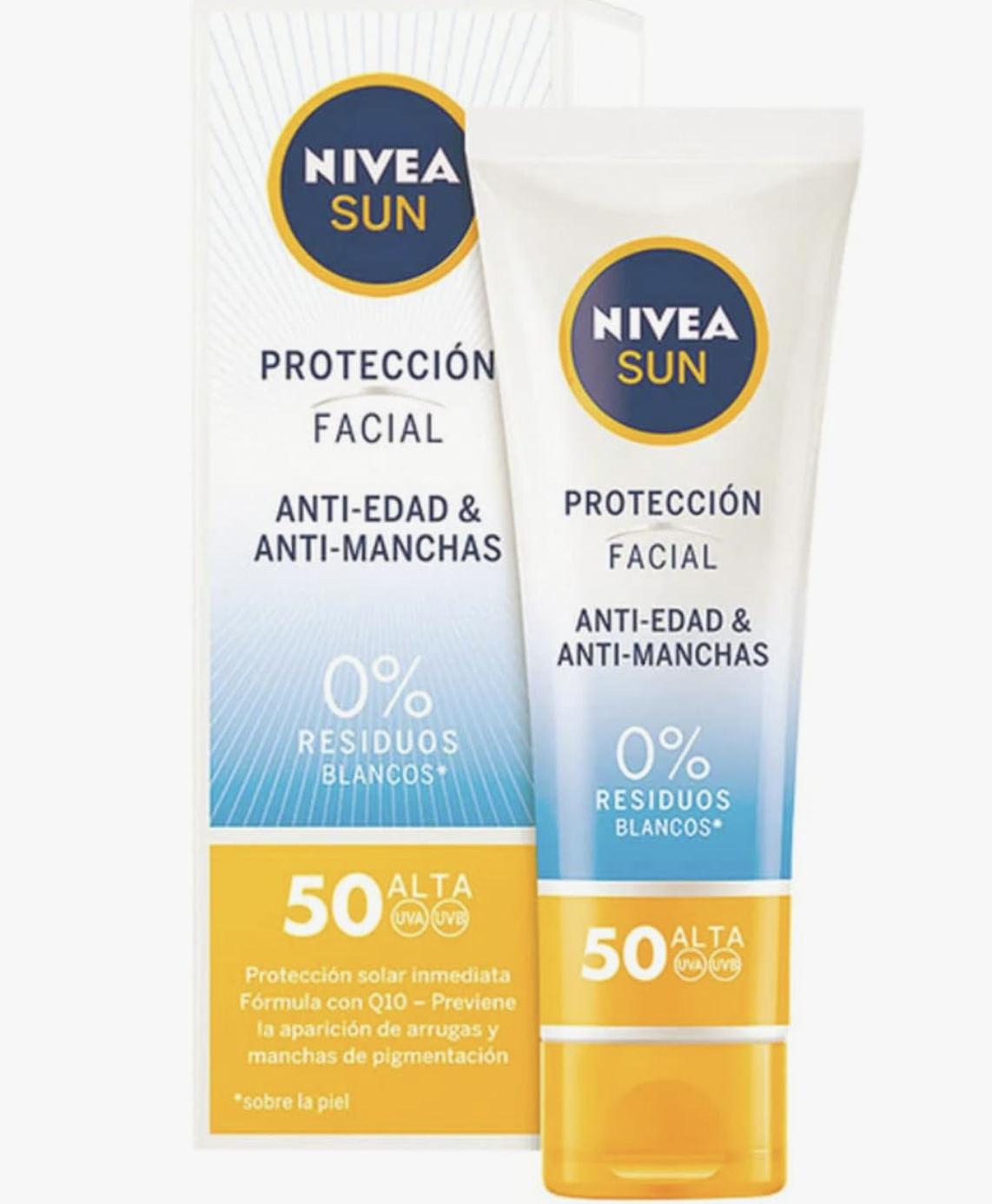 NIVEA Sun protection solaire visage SPF50 anti-taches Q10