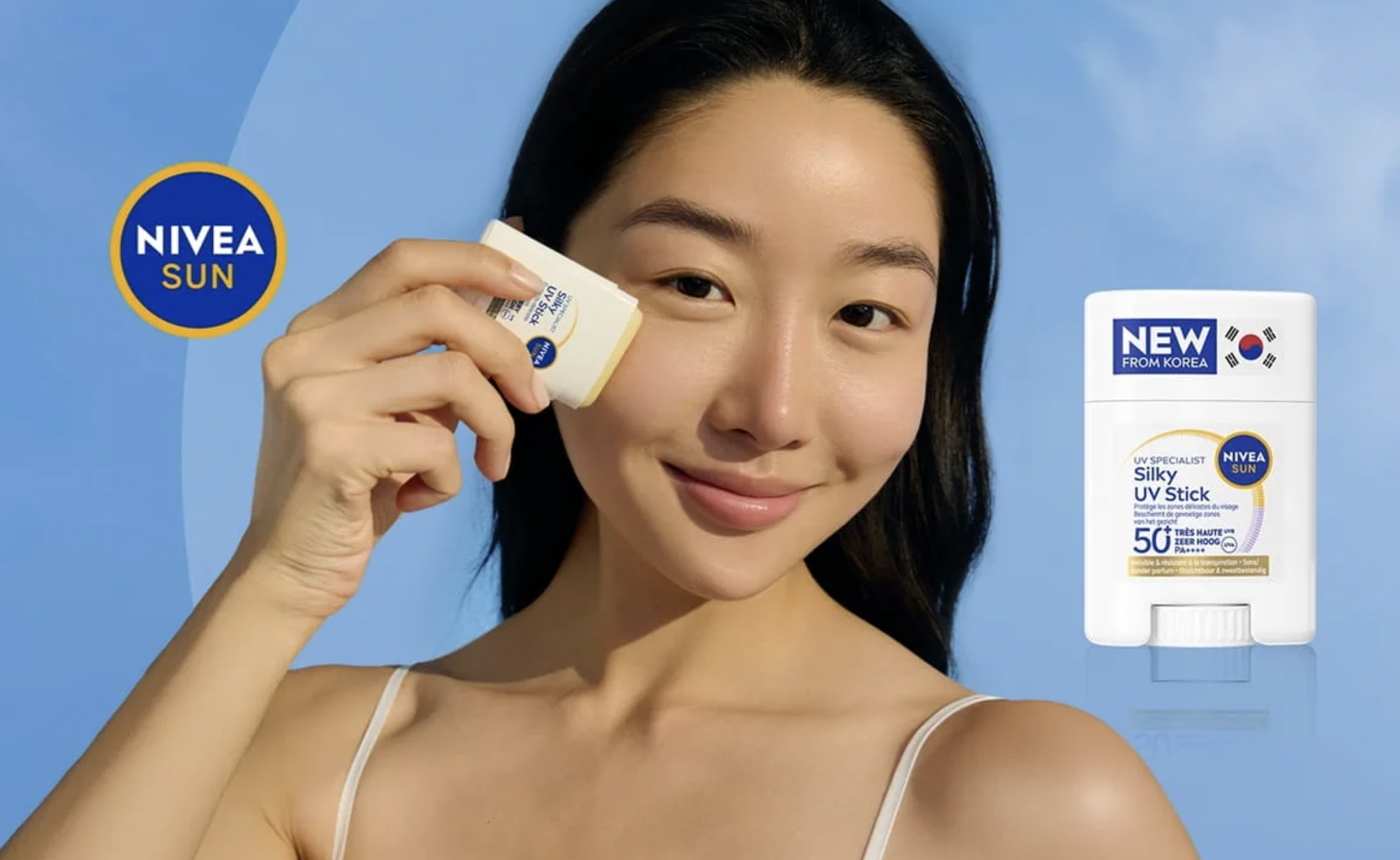 Nivea Sun Silky UV Stick SPF50+ nouveau stick solaire from Korea