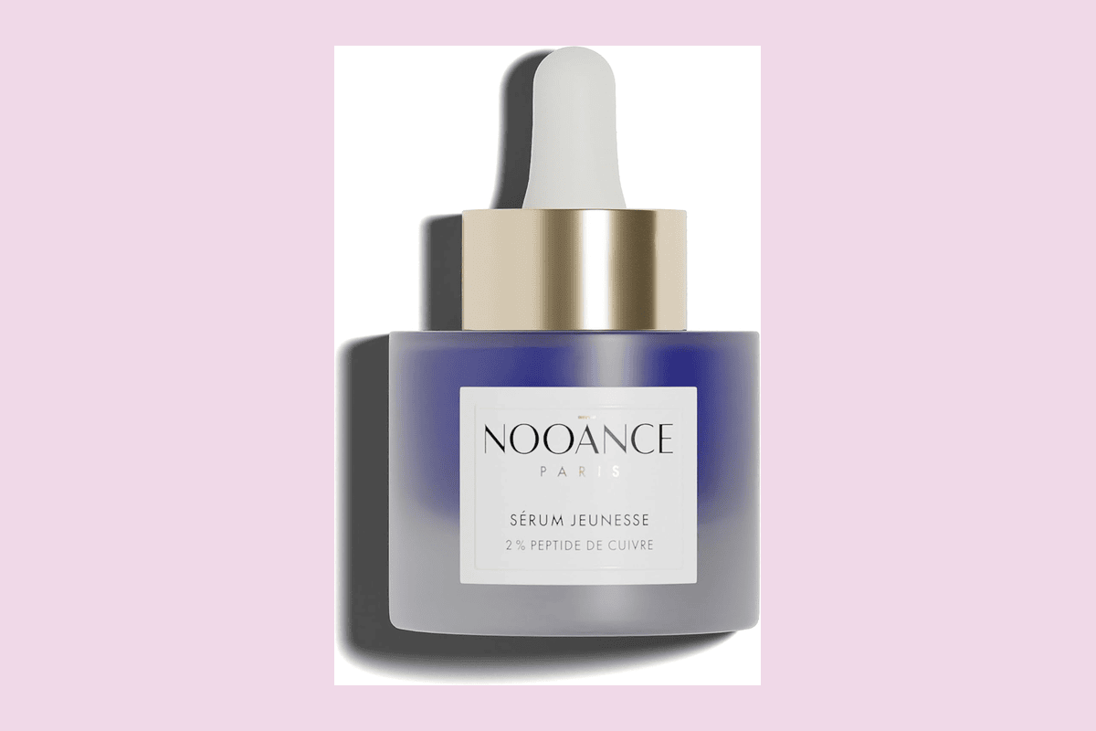 Nooance sérum anti-âge peptides de cuivre visage flacon airless français