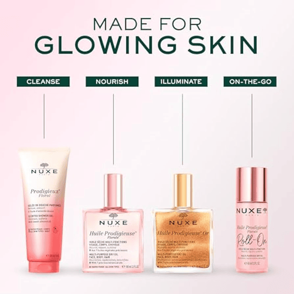 Nuxe Huile Prodigieuse Florale 100 ml huile sèche parfumée fleurs blanches jasmin magnolia visage corps cheveux