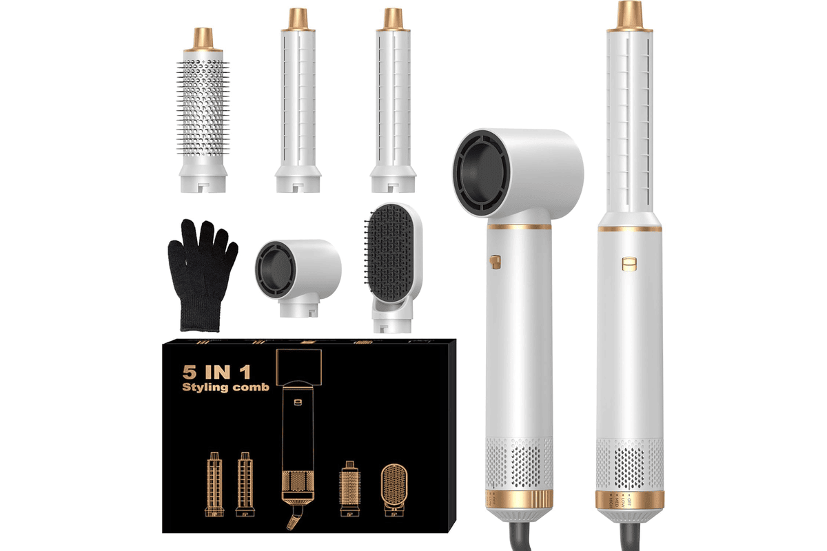 OKWRAP Airbrush 5 en 1 Air Styler promo Amazon -36% 2026