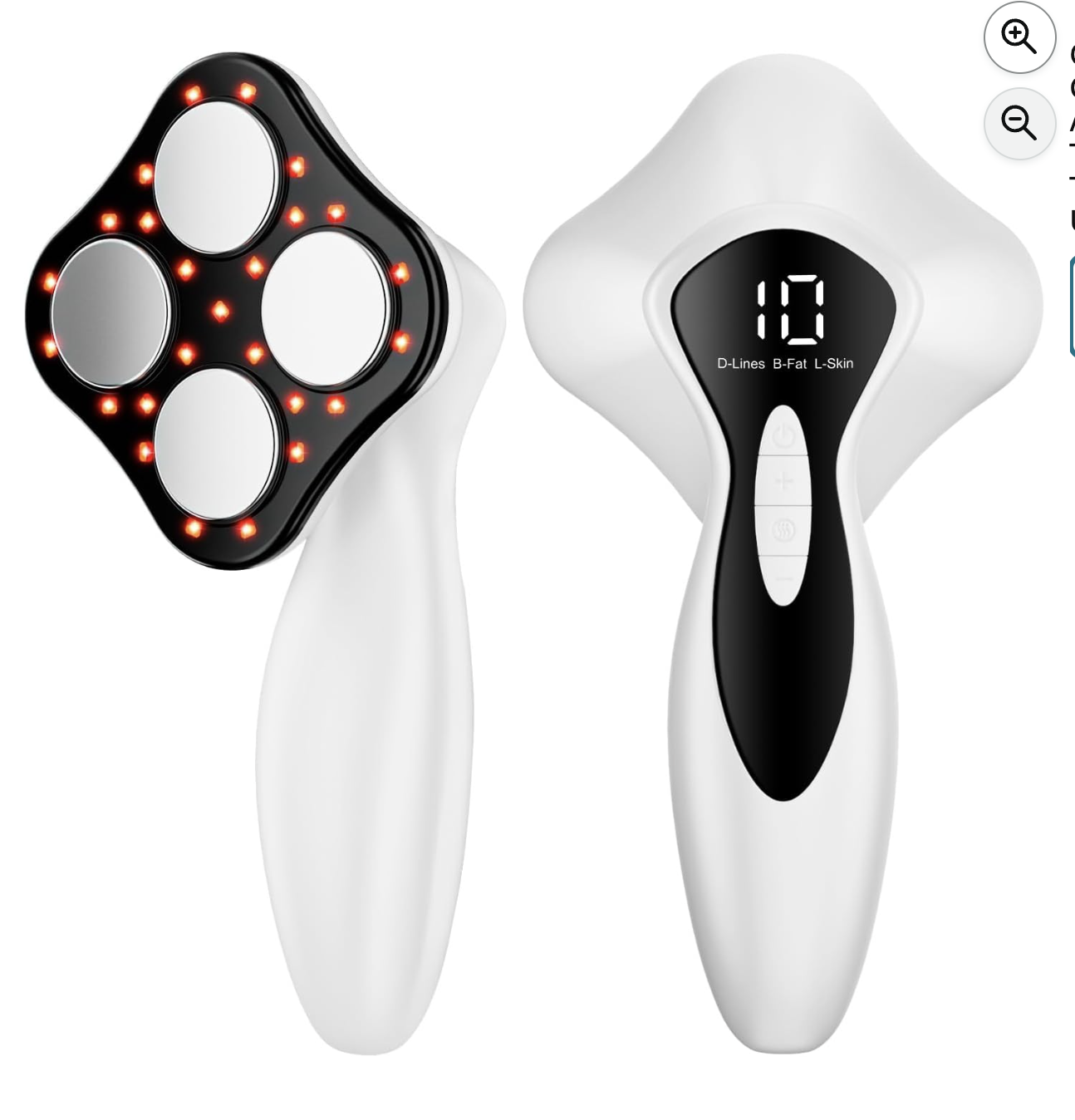 Oranmagic masseur anti-cellulite Vibra Pro 4 têtes blanc