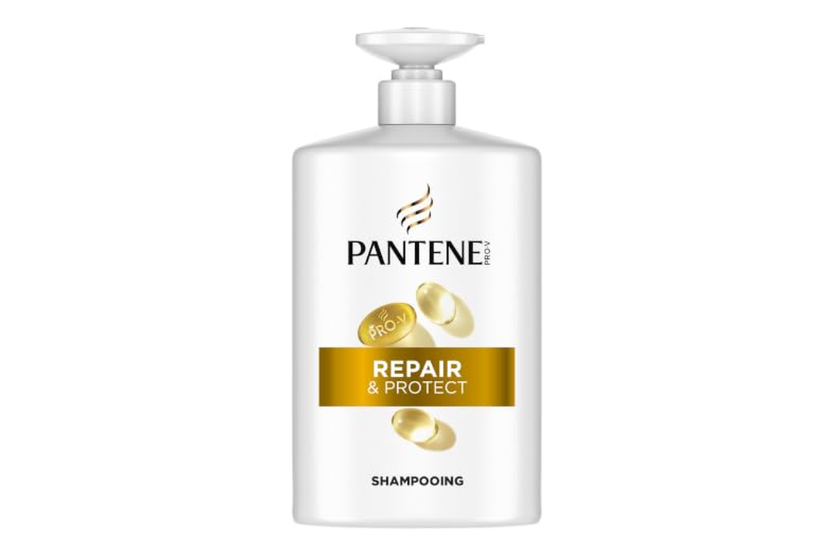Shampoing Pantene Pro-V Repair and Protect format 1 litre avec pompe pour cheveux fragiles