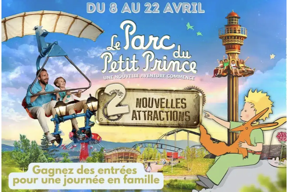 Parc du Petit Prince 2 nouvelles attractions gagnez des entrees famille