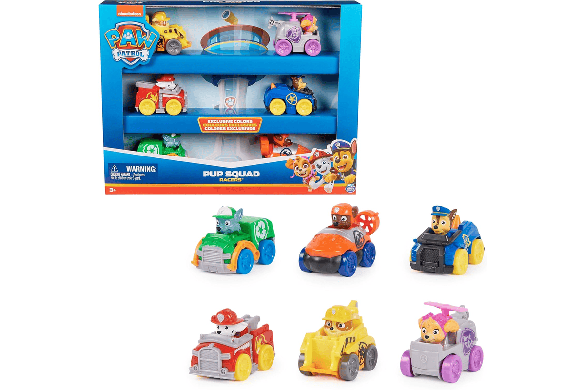 Pat Patrouille coffret 6 Racers Pup Squad bon plan Amazon 2026