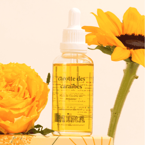 Huile Carotte des Caraïbes MIRA réhausseur teint hâlé sublimé lumineux bronzage