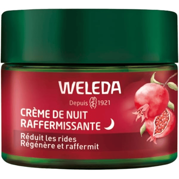 Weleda Crème Nuit Régénérante Grenade bio Natrue huile pépins de grenade