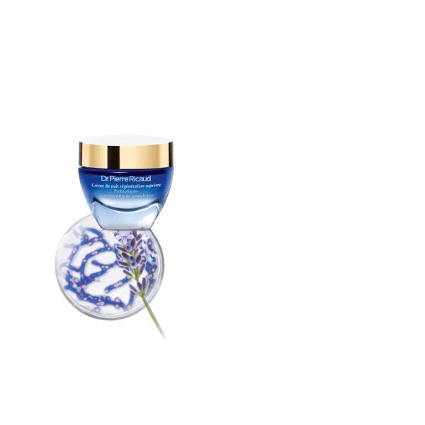 Crème nuit régénération suprême Dr Pierre Ricaud Collector probiotiques micro-ARN lavande bio