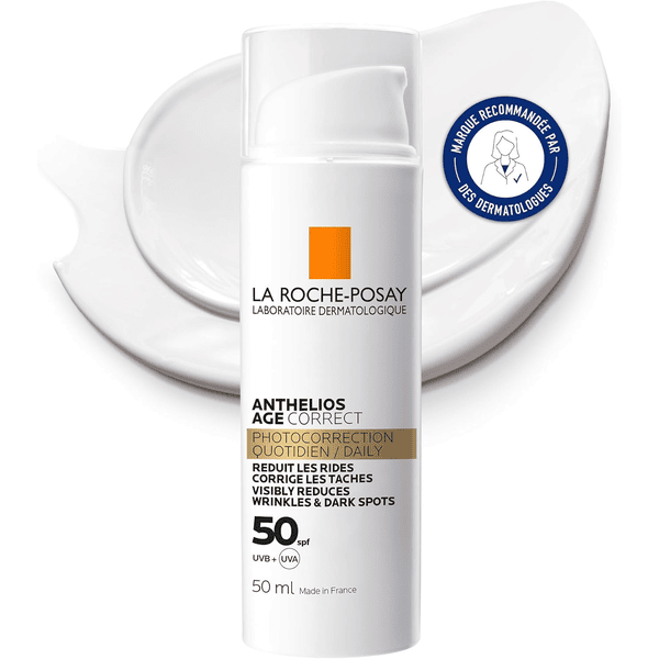 La Roche-Posay Anthelios Age Correct SPF50 Anti-Rides Anti-Taches Acide Hyaluronique 50ml