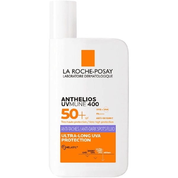 La Roche-Posay Anthelios UVMune 400+ Fluide Solaire Anti-Taches SPF50 Mexoryl + Melasyl 50ml