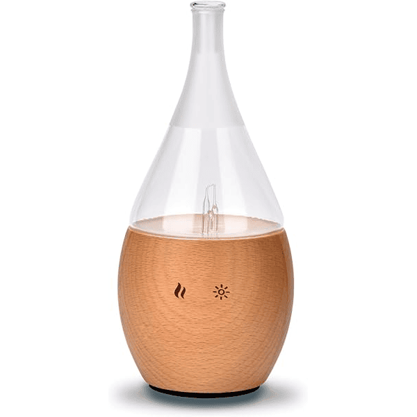 Zen Arôme Sigma diffuseur huiles essentielles par nébulisation bois verre soufflé