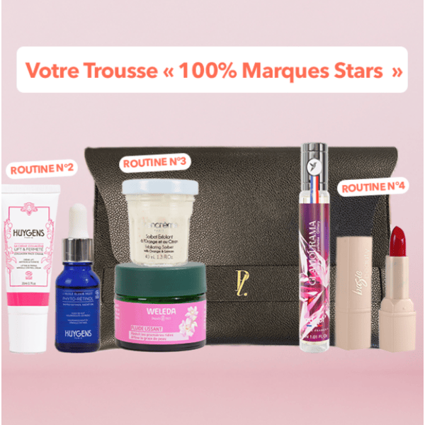 Trousse Prescription Lab 100% Marques Stars — 6 produits valeur 123€