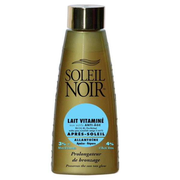 Soleil Noir Lait Vitaminé Prolongateur de Bronzage 150 ml
