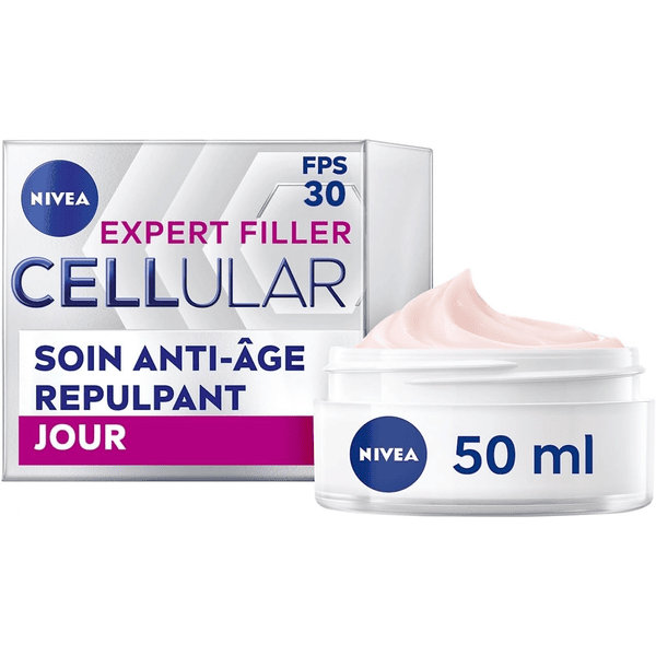 Nivea Cellular Expert Filler crème jour anti-âge avec protection solaire SPF30 pour peaux matures