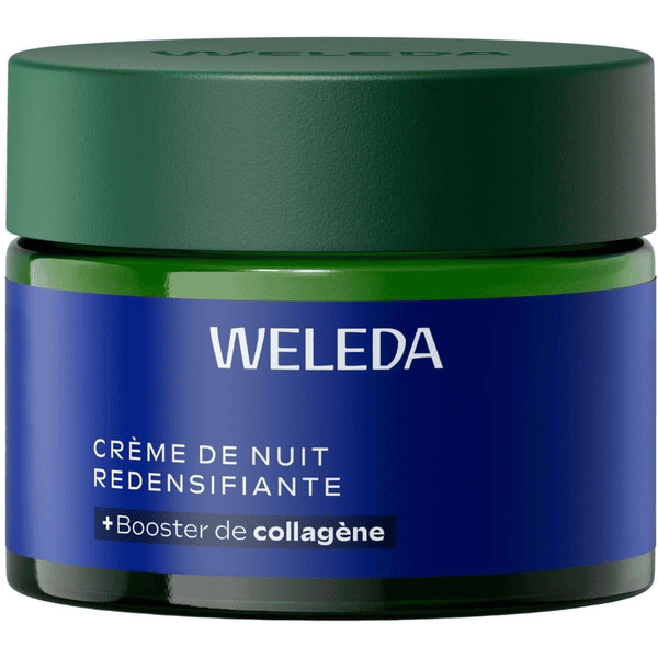 Weleda Crème de Nuit Redensifiante Gentiane Bleue et Edelweiss bio pour peaux matures