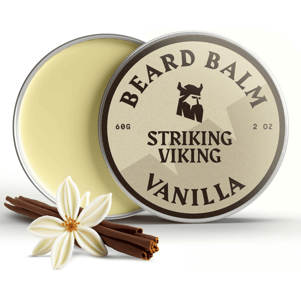 Baume à barbe homme sans rinçage avec beurre de karité huile argan jojoba hydratation et coiffage