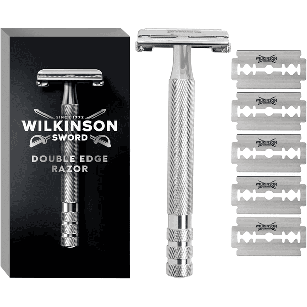 Wilkinson Sword The Edger safety razor rasoir de sûreté homme 5 lames double tranchant