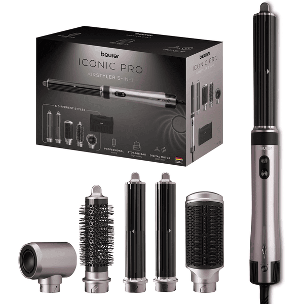 Beurer HT 110 Airstyler 5en1 styler capillaire multifonction boucler lisser volume tous types cheveux céramique tourmaline