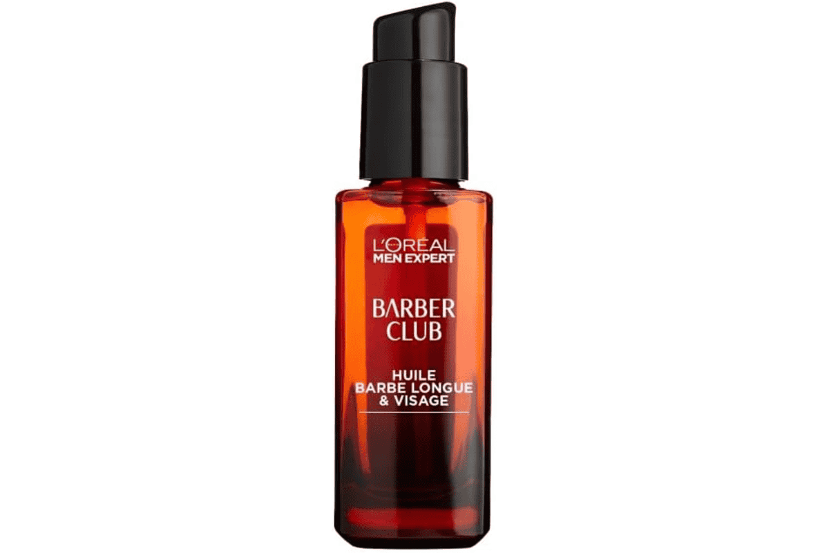L'Oréal Men Expert BarberClub Huile Barbe Longue et Visage Homme nourrissante bois de cèdre