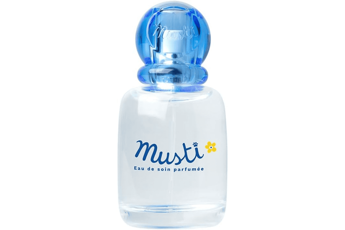 Mustela Musti Colonia Eau de Senteur sans Alcool 50 ml bergamote muguet fleurs blanches bébé