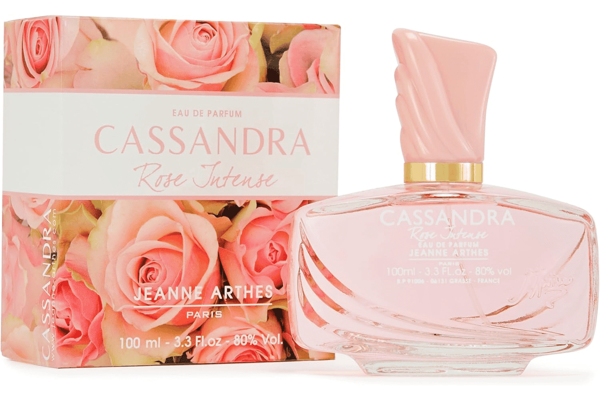 Jeanne Arthes Cassandra Rose Intense Eau de Parfum 100 ml parfum femme rose romantique flacon vaporisateur