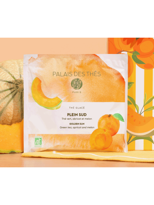 Palais des Thés Plein Sud thé glacé bio thé vert abricot melon Golden Sum édition juin 2026