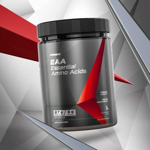 Prozis EAAs Essential Amino Acids boîte de 30 doses sans arôme