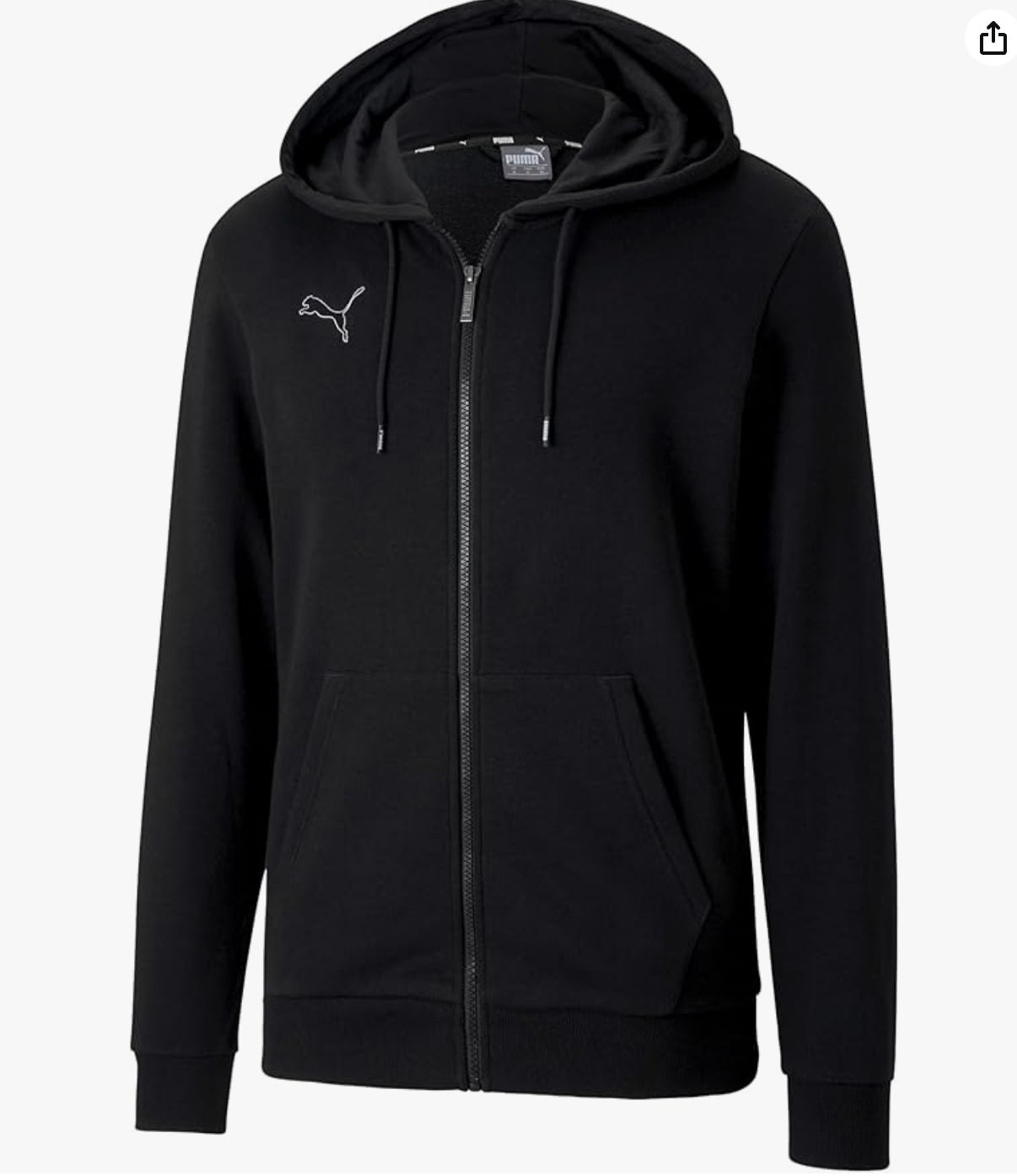 Puma Teamgoal 23 sweat a capuche noir homme