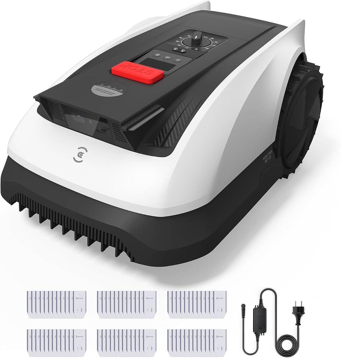 Robot tondeuse ECOVACS GOAT O800 RTK avec kit d'entretien
