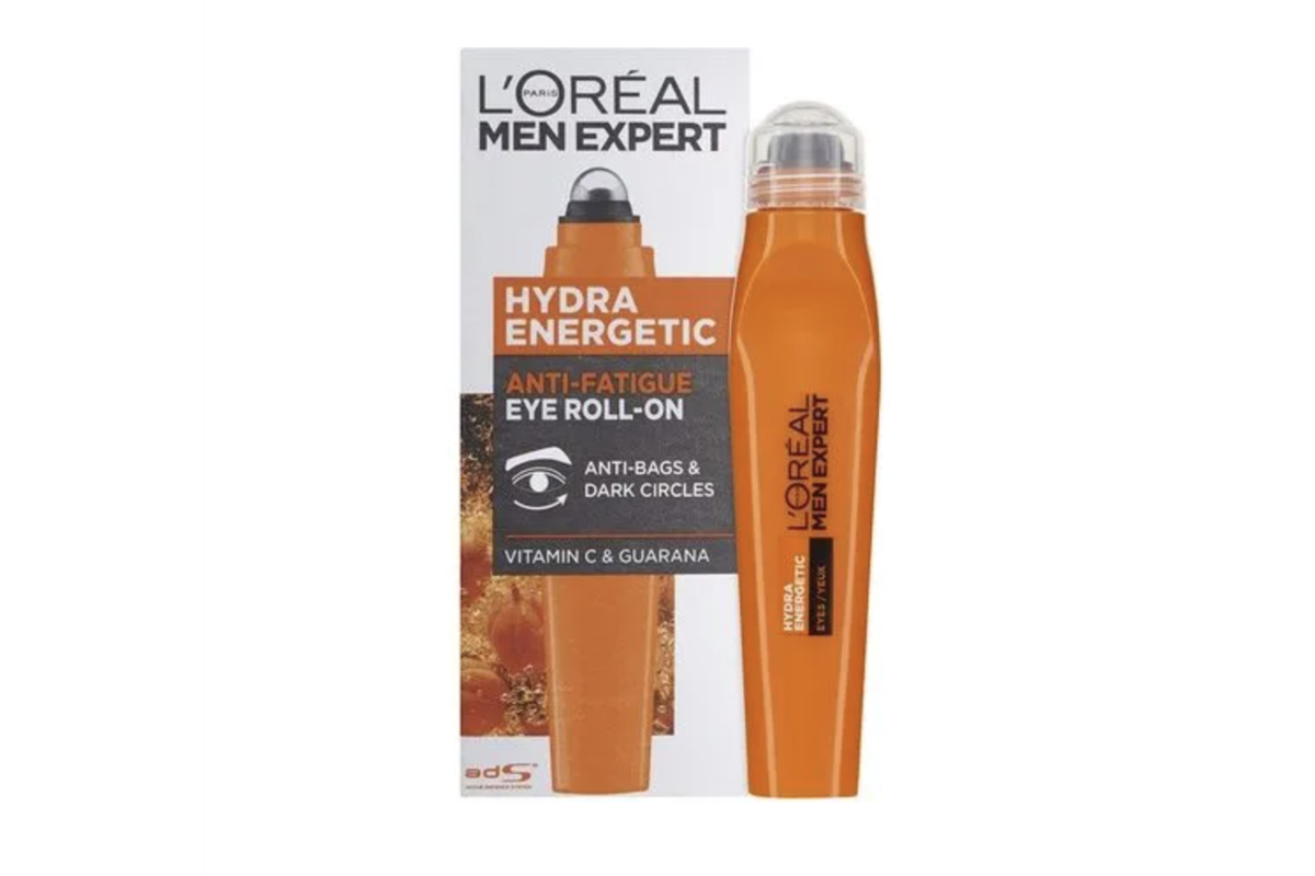 L'Oréal Men Expert Hydra Energetic Roll-On anti-cernes anti-poches vitamine C guarana bille métallique