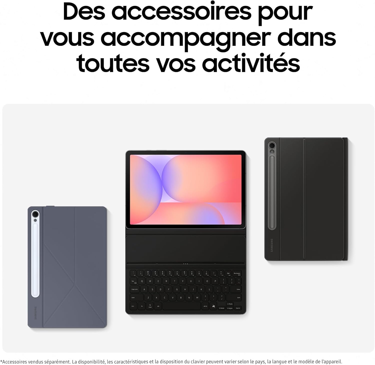 Accessoires Samsung Galaxy Tab S10 Lite : coque, clavier, étui