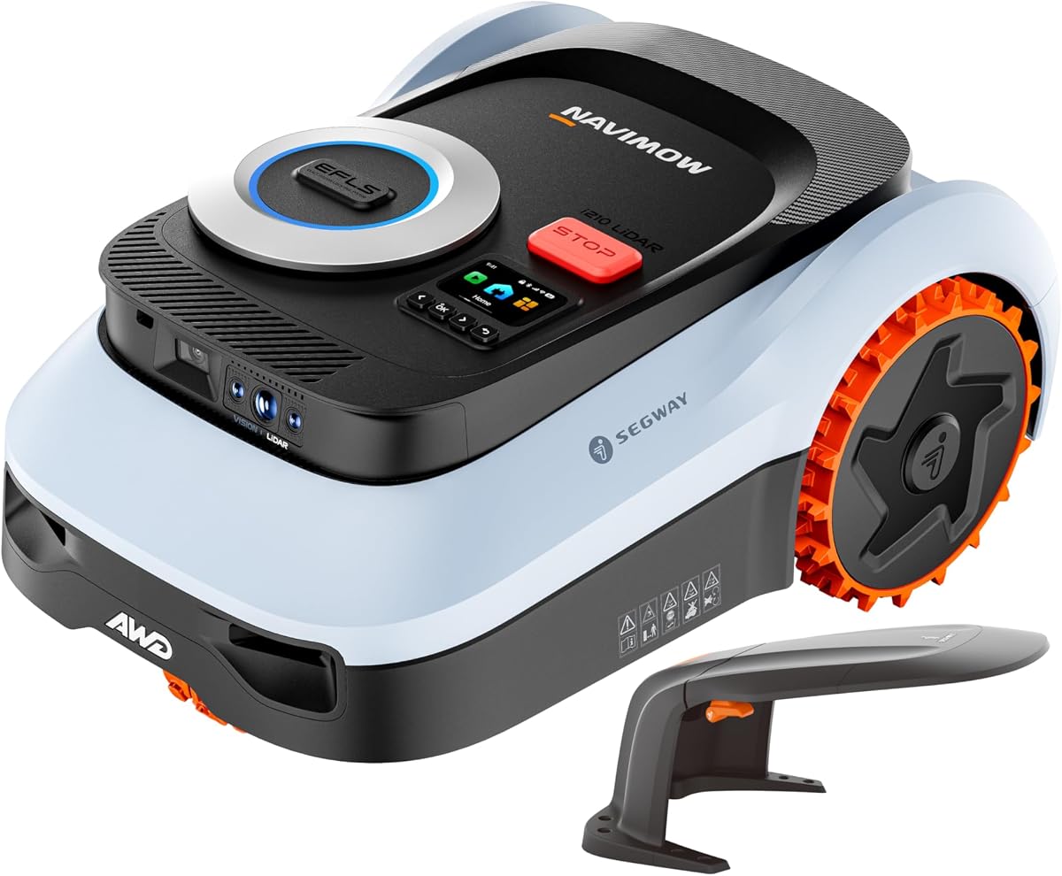 Robot tondeuse Segway Navimow i210 LiDAR Pro avec Garage M