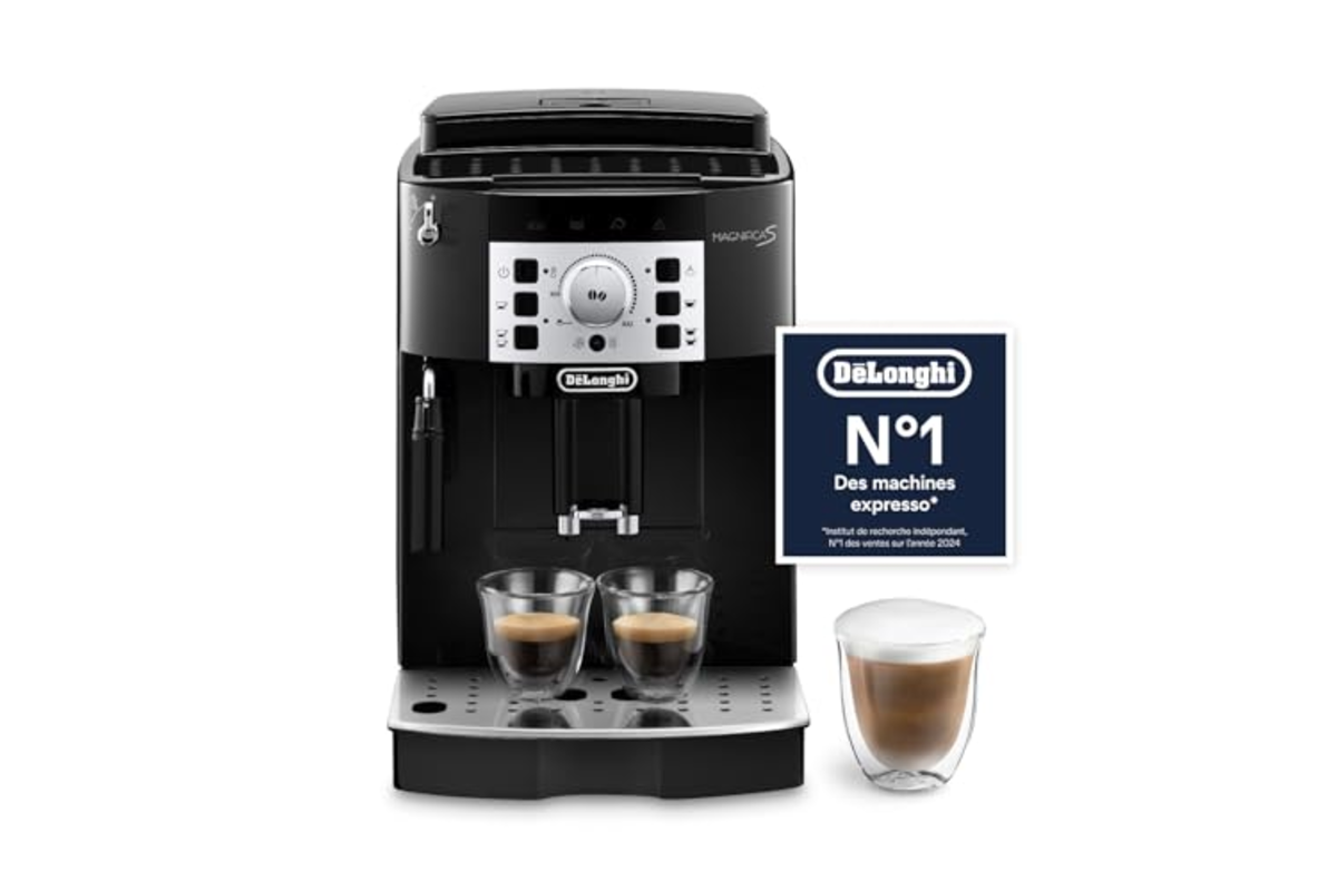 De'Longhi Magnifica S ECAM22.110.B machine à café à grain avec broyeur intégré 1450W Amazon 2026