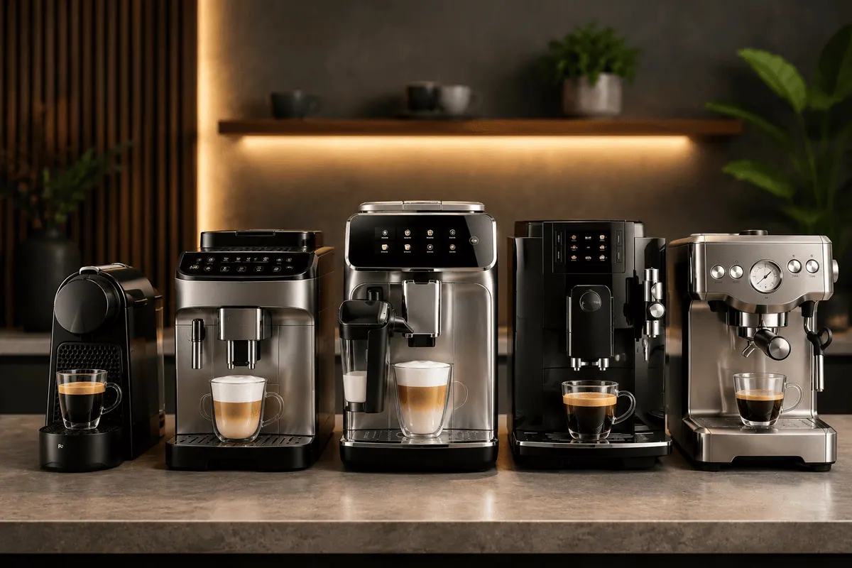 Comparatif meilleures machines à café 2026 De'Longhi Magnifica Philips Saeco Nespresso guide d'achat