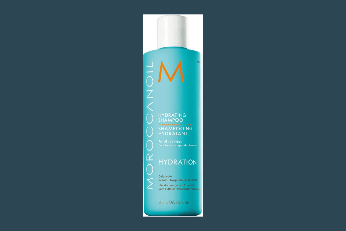 Moroccanoil Hydrating Shampoo hydratation intense huile argan sans parabènes cheveux bouclés frisés crépus curly girl méthode 250ml parfum signature