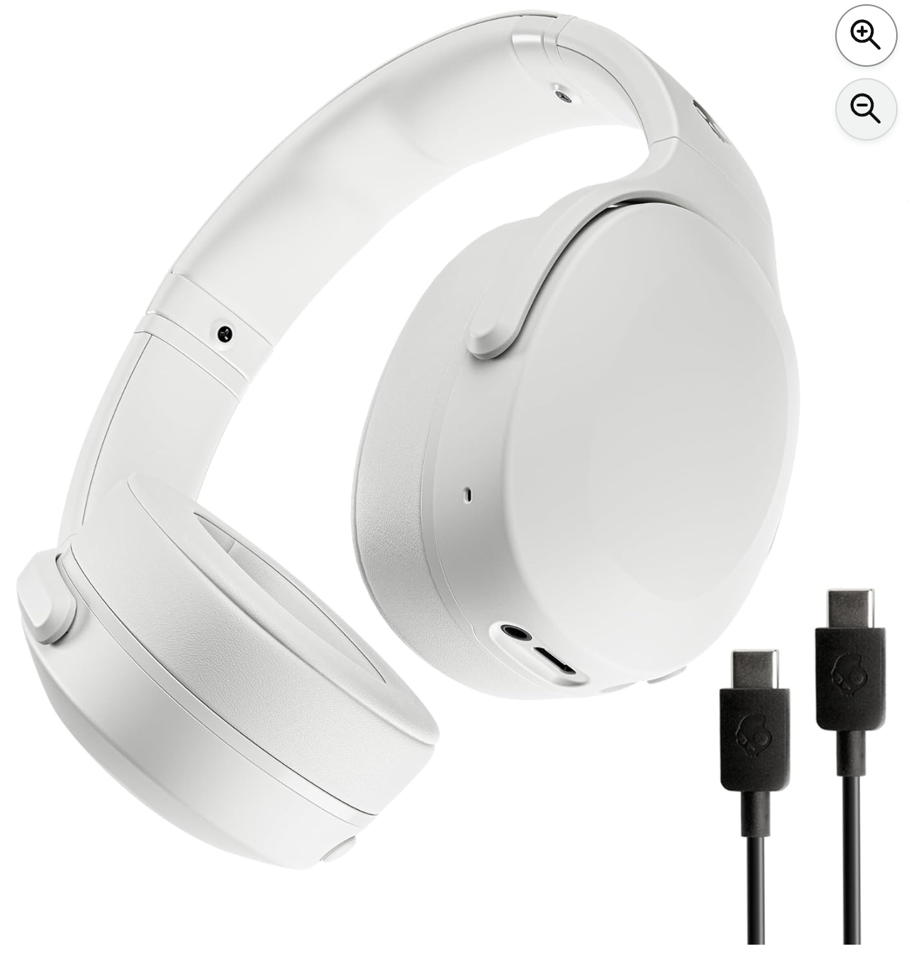 Skullcandy Crusher Evo casque sans fil Bluetooth blanc avec cable USB-C