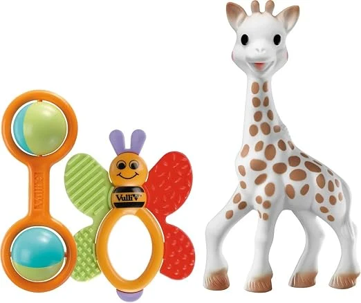 Set Sophie, hochet et papillon