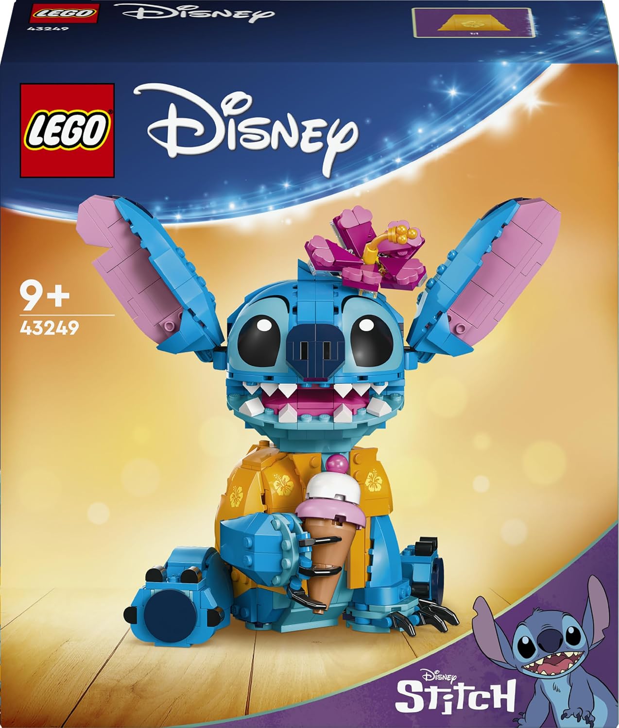 Figurine LEGO Disney Stitch 43249 avec chemise hawaïenne