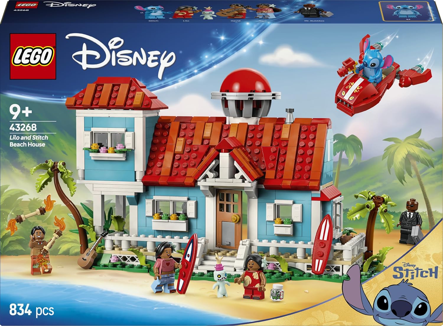 Maison sur la plage de Lilo et Stitch LEGO Disney 43268