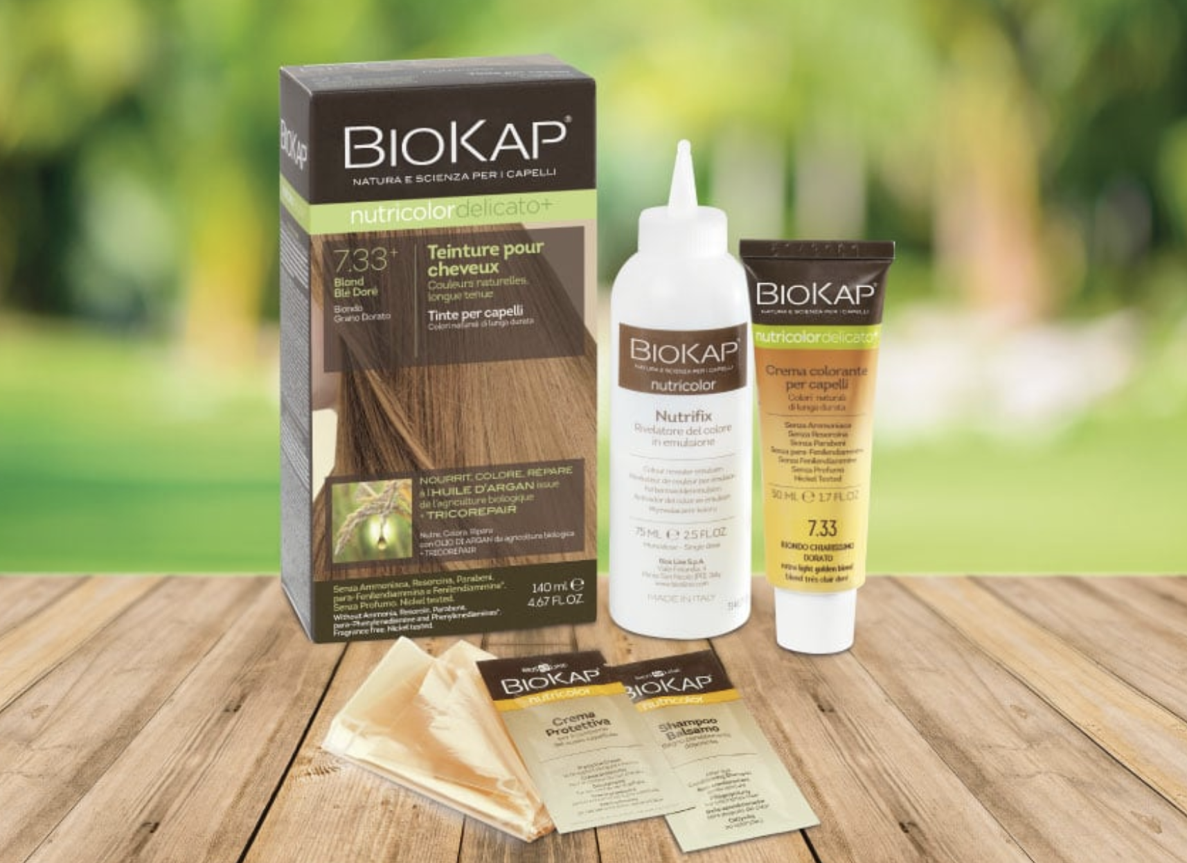Test gratuit BioKap Nutricolor Delicato+ kit coloration cheveux blancs sans ammoniaque