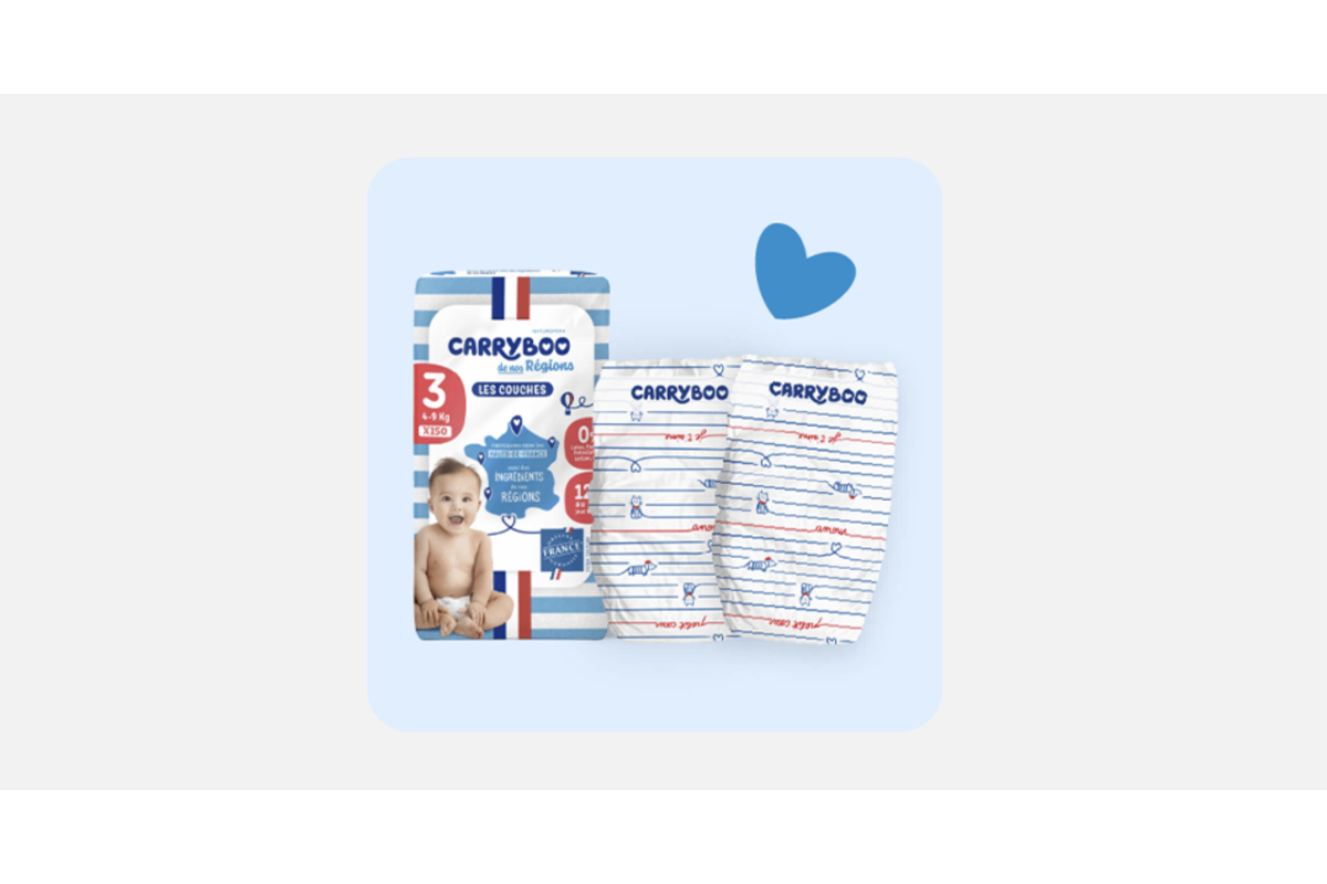 Test gratuit Carryboo Nos Régions couches bébé Made in France Sampleo mai 2026