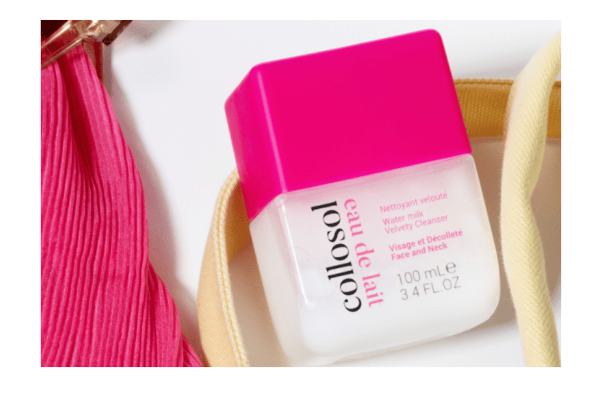 Collosol Eau de Lait 100ml flacon iconique bouchon rose lotion démaquillante vegan 97 pourcent naturel test gratuit ambassadeur campagne juin juillet 2026