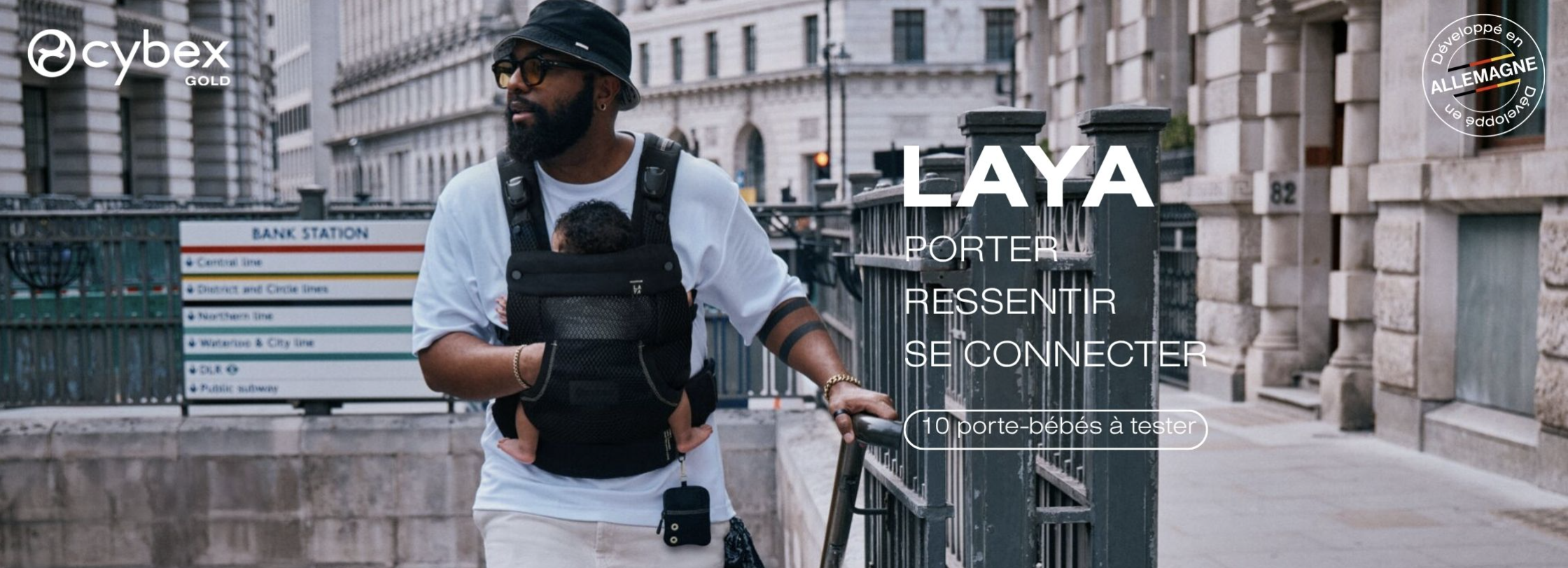 Test gratuit Cybex LAYA porte-bébé physiologique noir Consobaby Baby Test