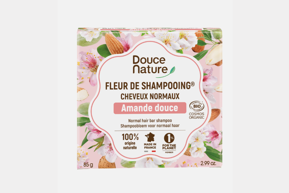 Test gratuit Fleur de Shampooing Douce Nature Amande Douce shampoing solide bio cheveux normaux 85g 10 exemplaires mai 2026