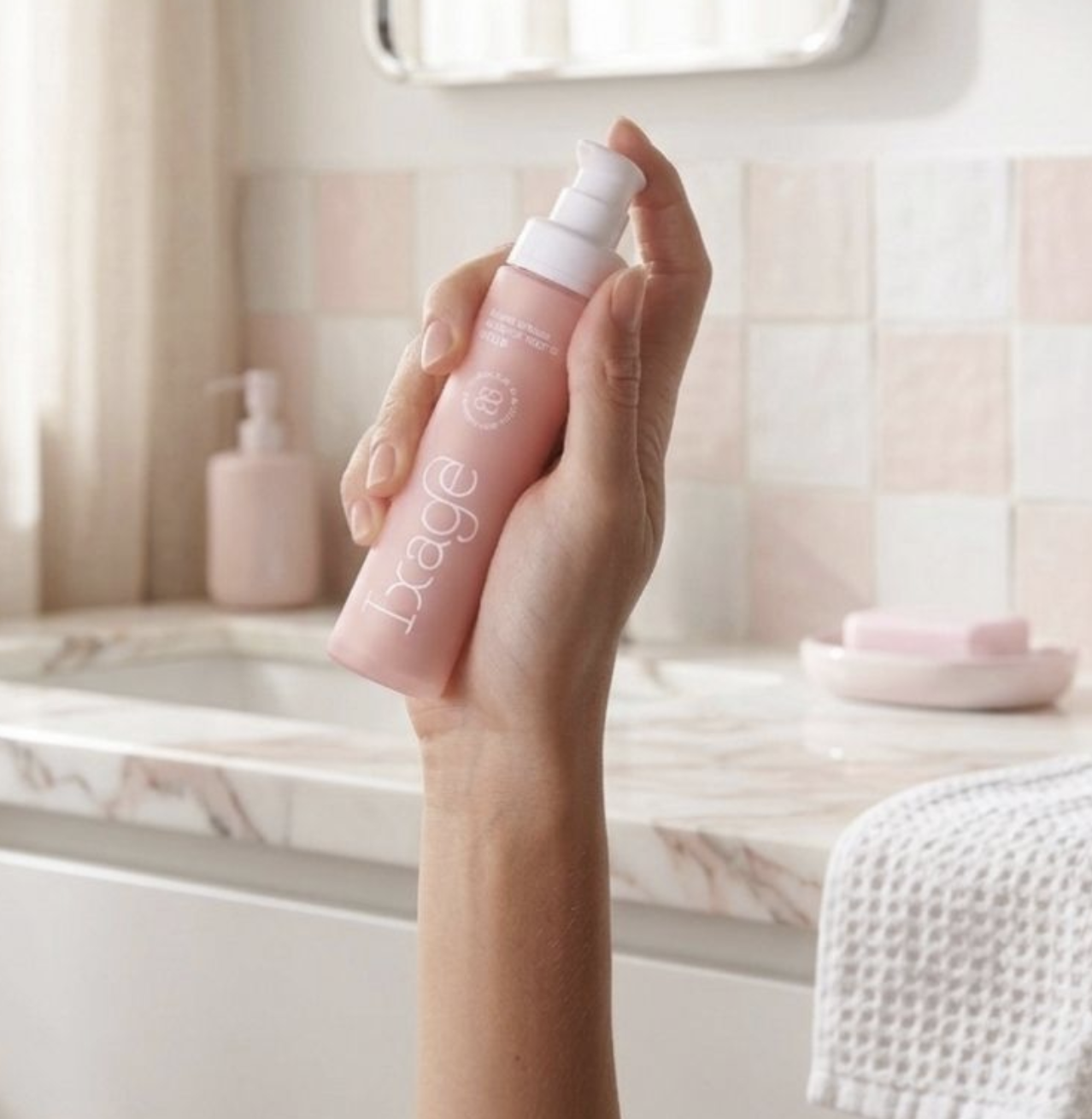 Ixage Crème Visage Globale Active Jour flacon rose pompe soin anti-âge bio