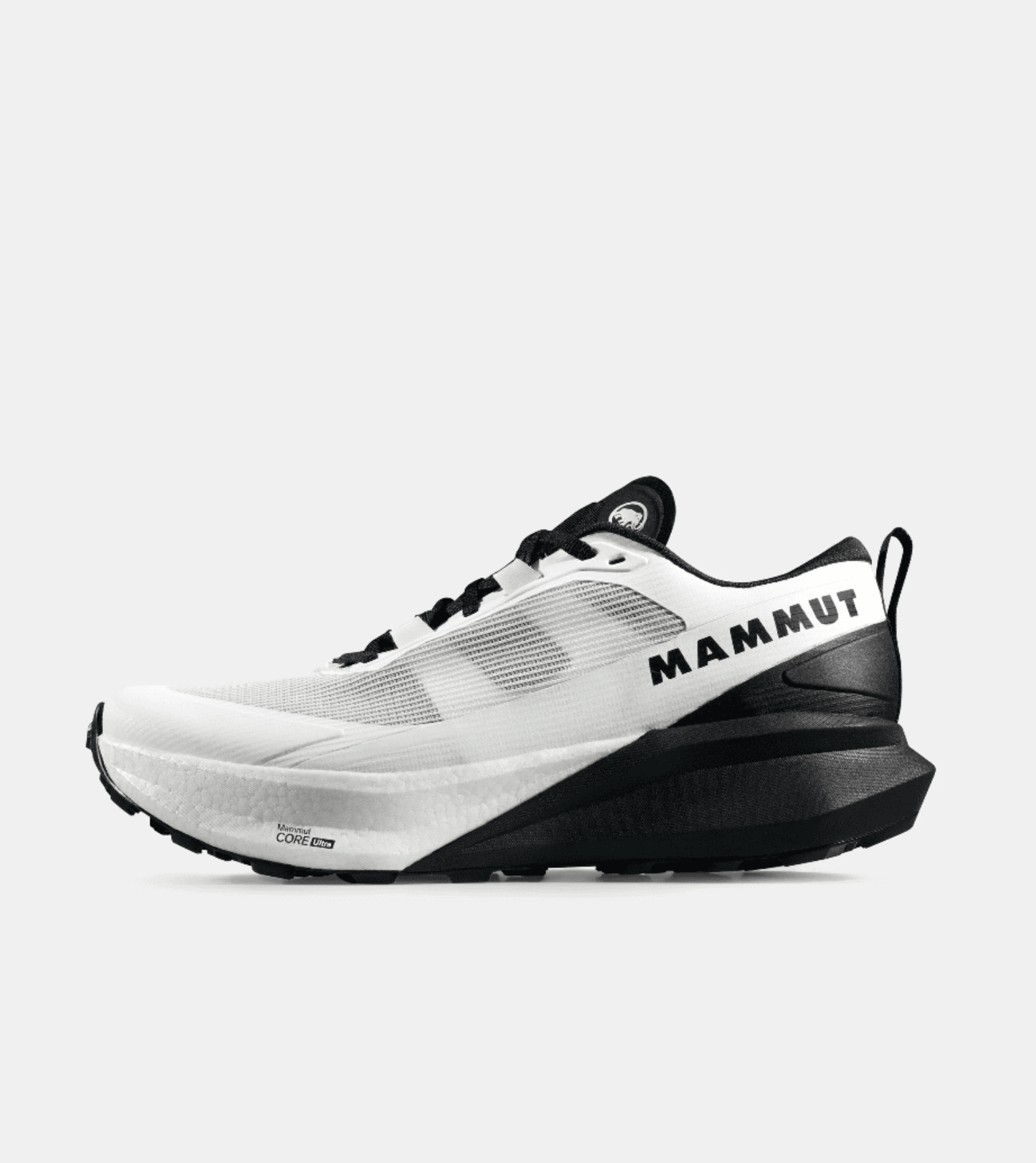 Chaussure Mammut Aenergy Trail Endurance Ultra Low blanc noir vue profil
