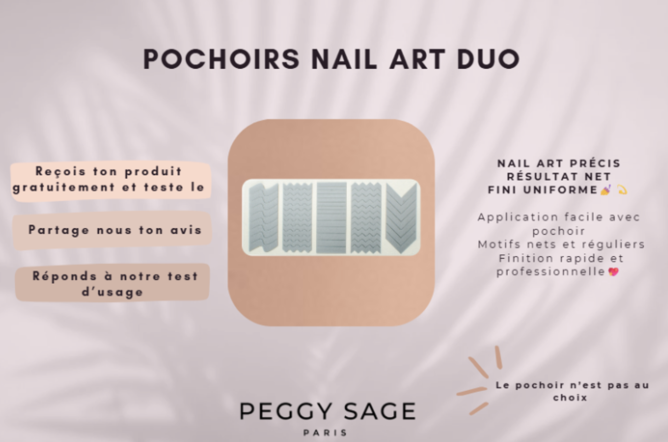 Test produit gratuit Peggy Sage Base coat effet chrome reflets miroir