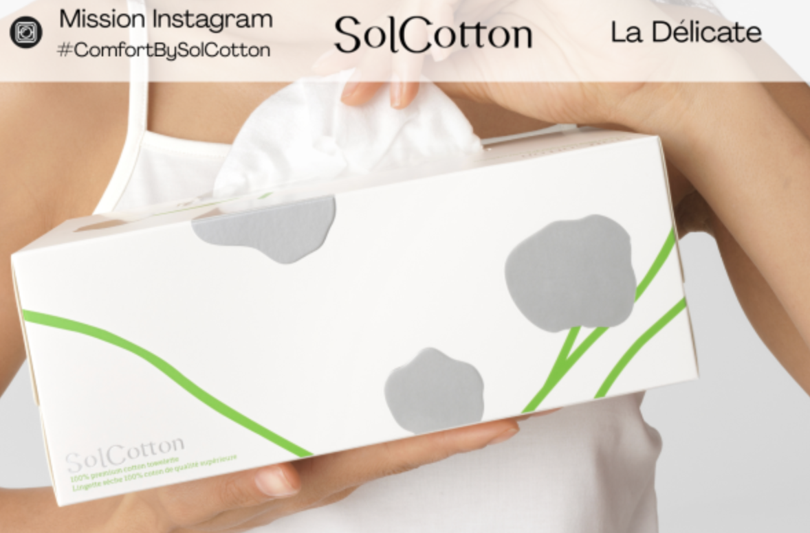 SolCotton La Délicate test gratuit ambassadrice Instagram #ComfortBySolCotton