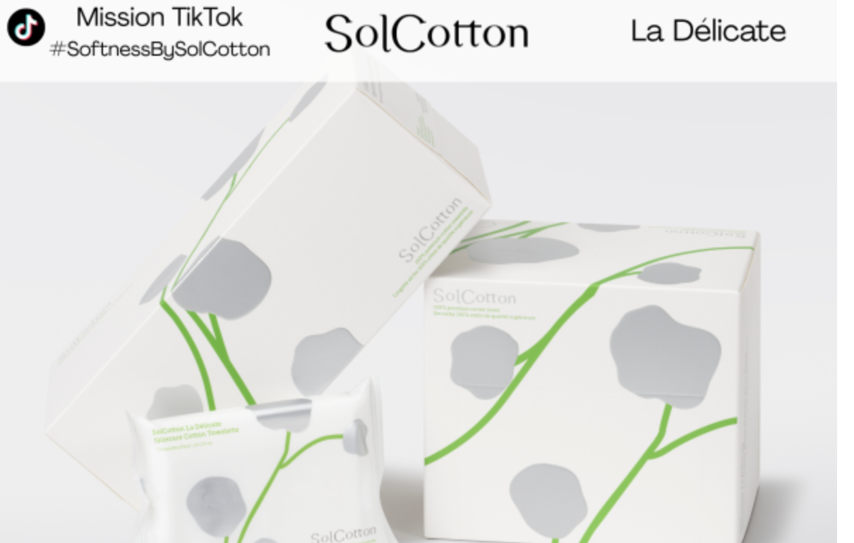 SolCotton La Délicate test gratuit ambassadrice TikTok #SoftnessBySolCotton