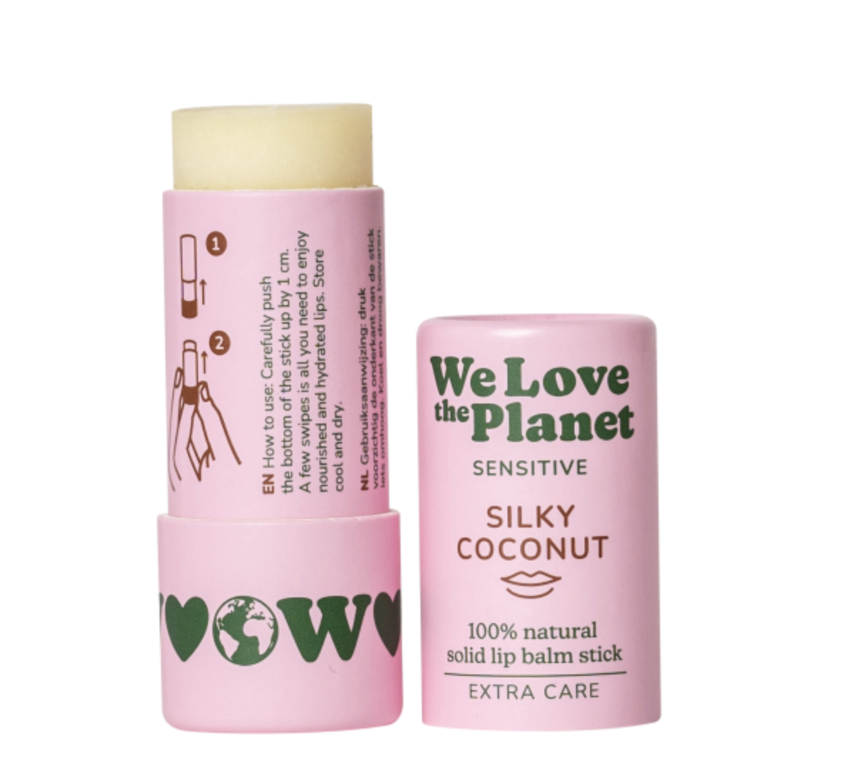 We Love The Planet Baume à Lèvres Silky Coconut 100% naturel sensitive extra care